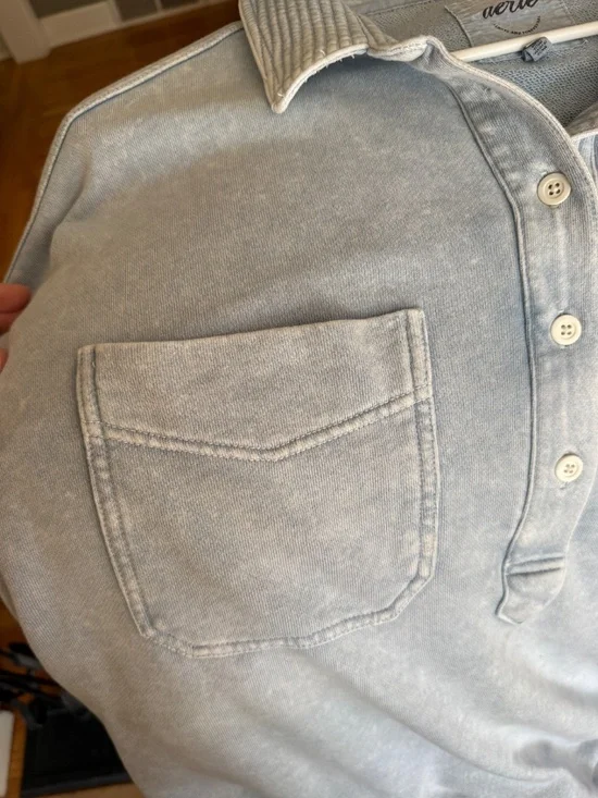 Aerie Polo Sweatshirt - Picture 3 of 4